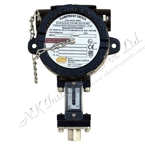 Flameproof High Range Pressure Switches with Scale FC series