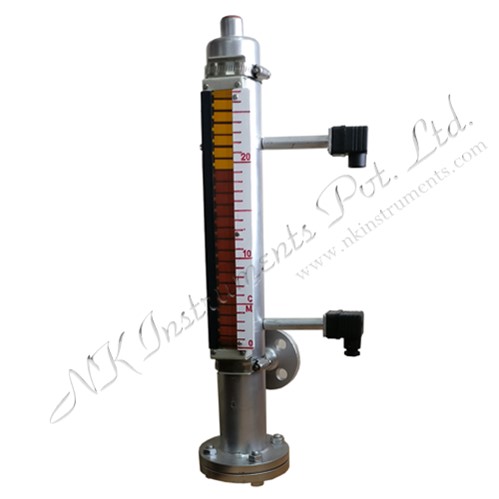 Level Gauge - Bi-color Roller Magnets type