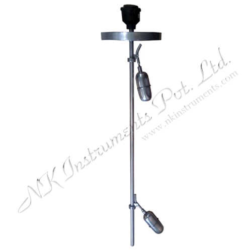 Tilted Float operated Level Switch - Top mounted
